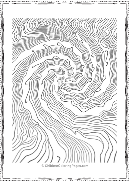 Trippy Theme Mind Bending Zigzag Pattern Free PDF Printable