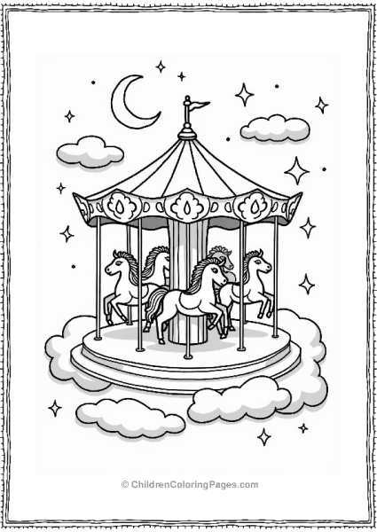 Trippy Theme Trippy Carousel Of Clouds Free PDF Printable