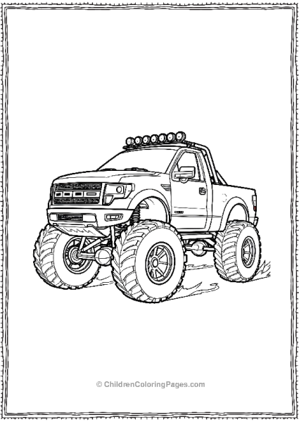 Trophy Truck Free PDF Printable