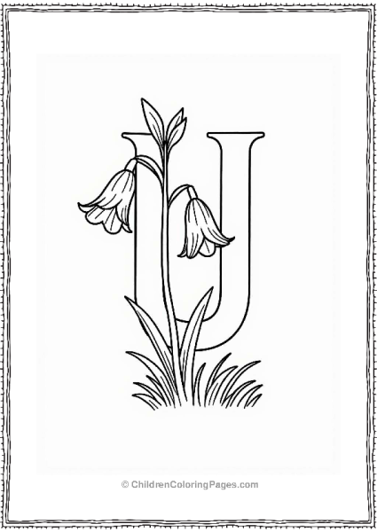 Ubiquitous Upland Bluebell Flower Free PDF Printable