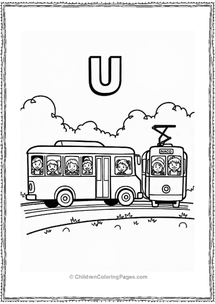 Universal City Transportation Scene Free PDF Printable