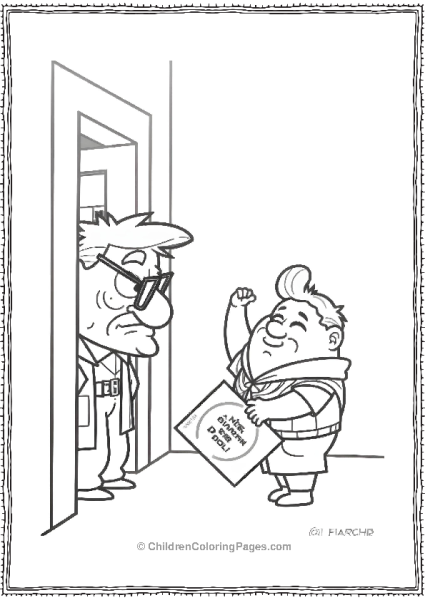 Up Carl Refusing To Buy Cookies Free PDF Printable