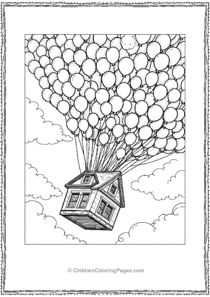 Up Coloring Page Free PDF Printable