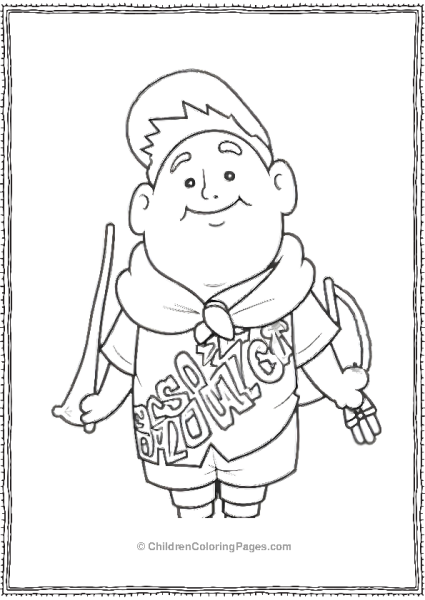 Up Russel Dressed Up Free PDF Printable