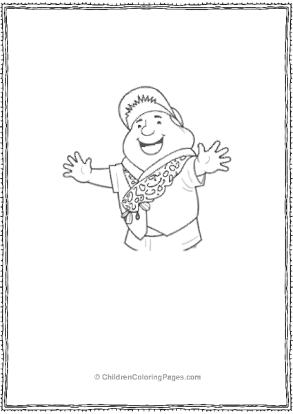 Up Russel Hugging Free PDF Printable