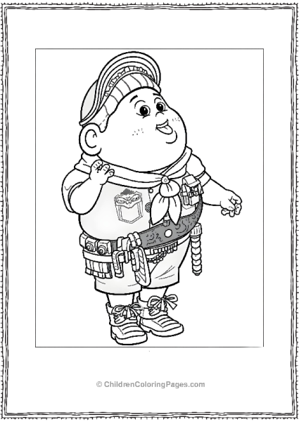 Up Russell Scout Boy Free PDF Printable