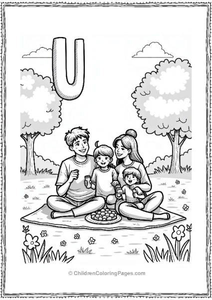 Uplifted Family Picnic In The Park Free PDF Printable