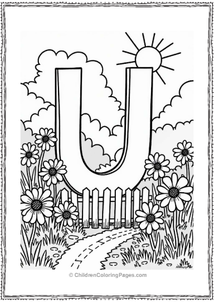 Uplifting Garden Scene Free PDF Printable