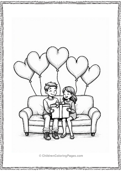 Valentine’s Day Gift Unwrapping Free PDF Printable