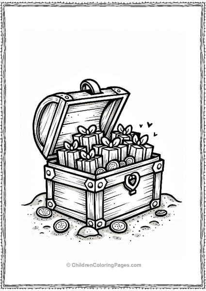 Valentine’s Day Gifts In A Treasure Chest Free PDF Printable