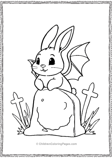 Vampire Bunny Wings Free PDF Printable