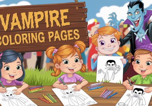 Vampire Coloring Pages – Download Free PDF Printables For Kids 🧛🦇