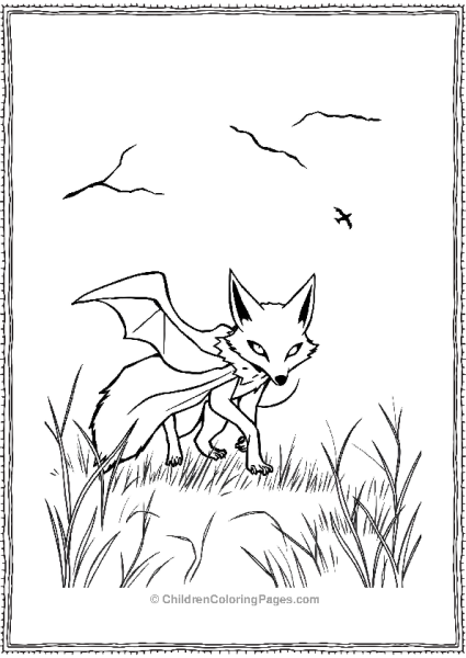 Vampire Fox Free PDF Printable