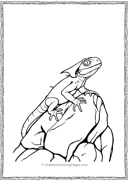 Vampire Lizard With Cape Free PDF Printable