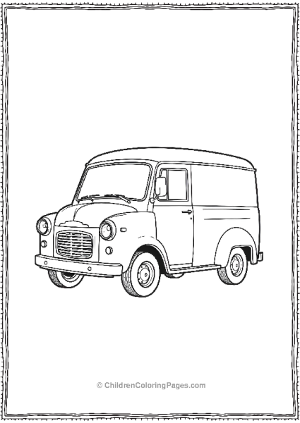 Vintage Milk Truck Free PDF Printable