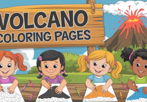 Volcano Coloring Pages – Free PDF Printables For Kids 🌋🔥