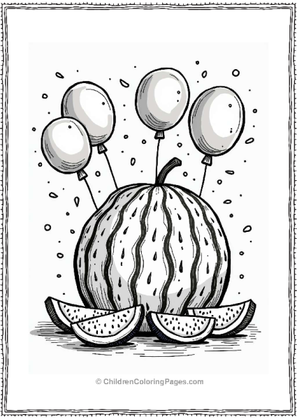 Watermelon Party Celebration Free PDF Printable