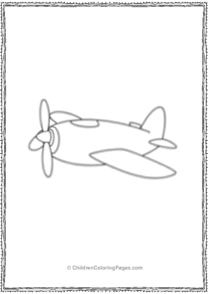 Airplane Toy In Air Free PDF Printable