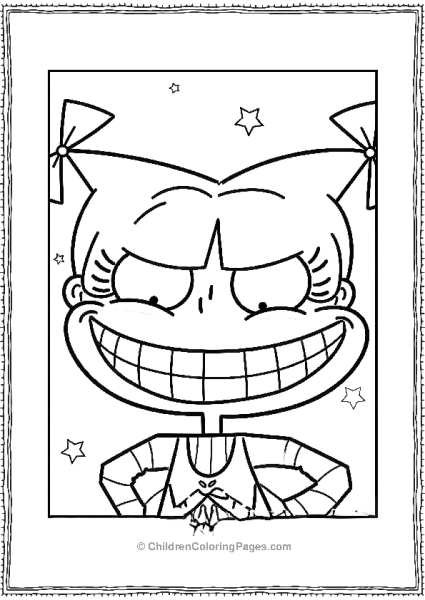 Angelica With A Mischievous Grin Rugrats Free PDF Printable