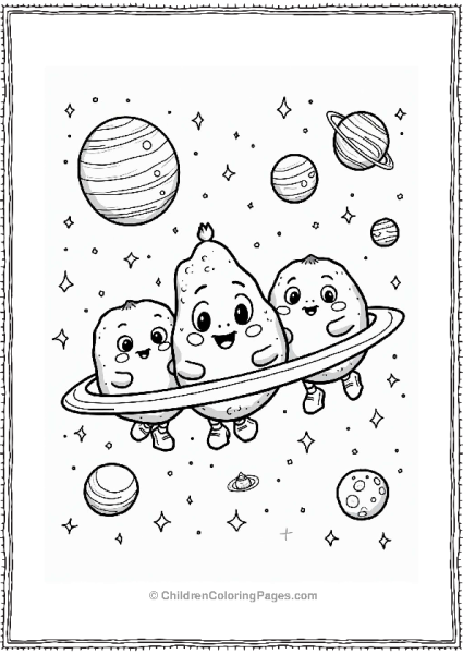 Asteroid Family In The Solar System Free PDF Printable