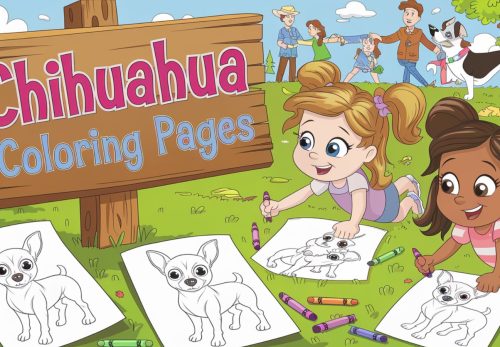 Chihuahua Coloring Pages – Download Free PDF Printables For Kids🐶