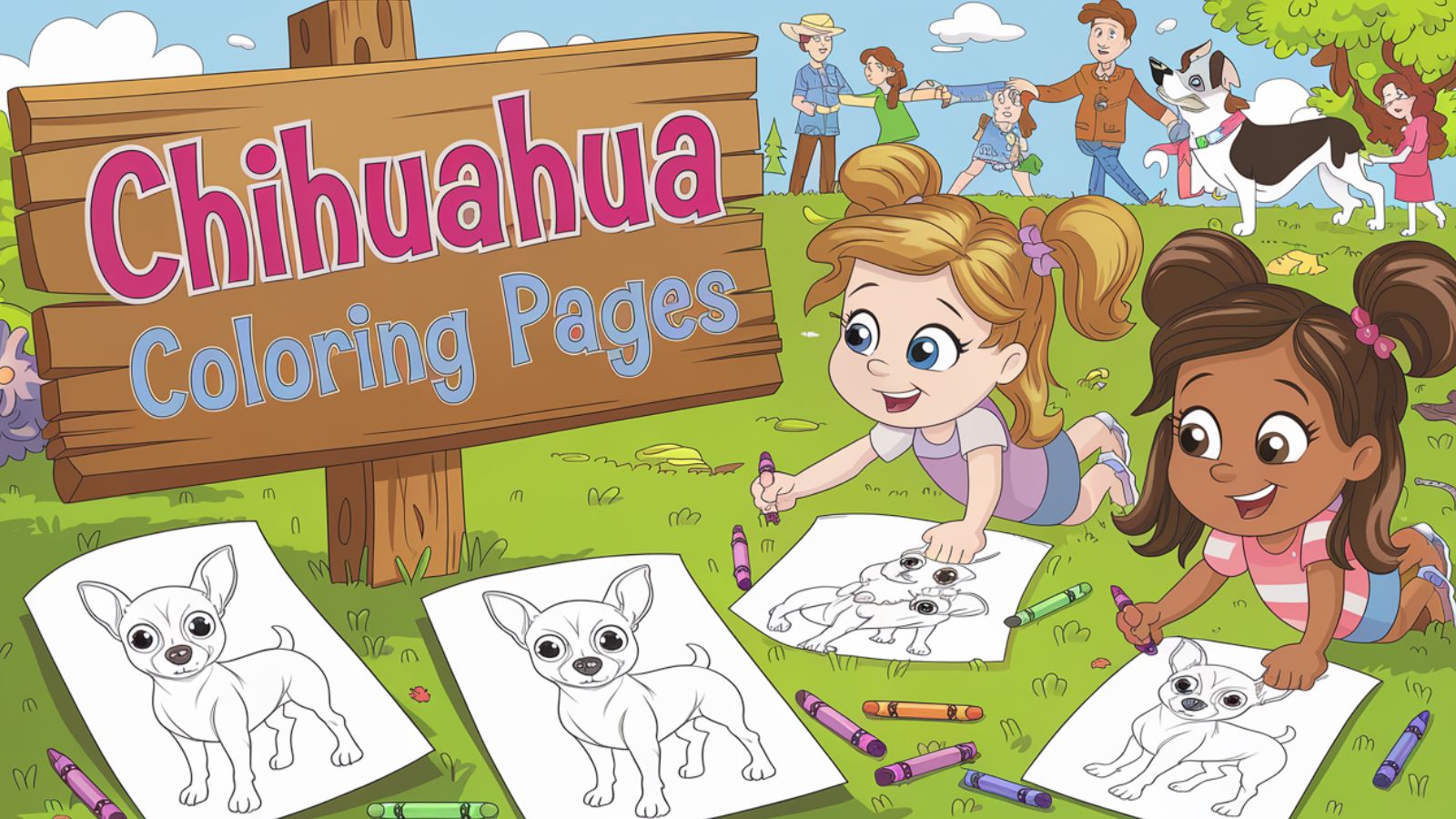 Chihuahua Coloring Pages – Download Free PDF Printables For Kids🐶