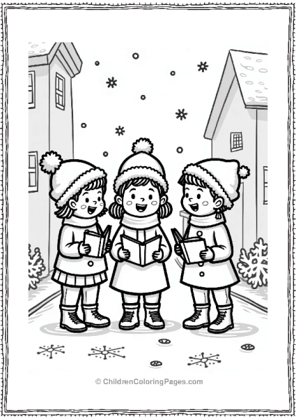Children Singing Christmas Carols Free PDF Printable