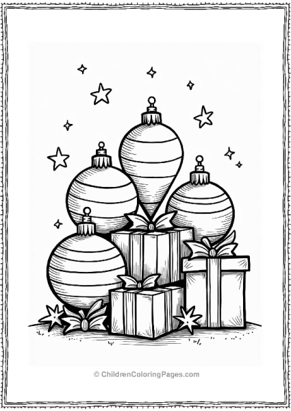 Christmas Ornaments And Gifts Collection Free PDF Printable