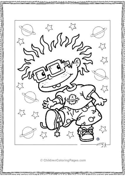 Chuckie Finster Rugrats Free PDF Printable