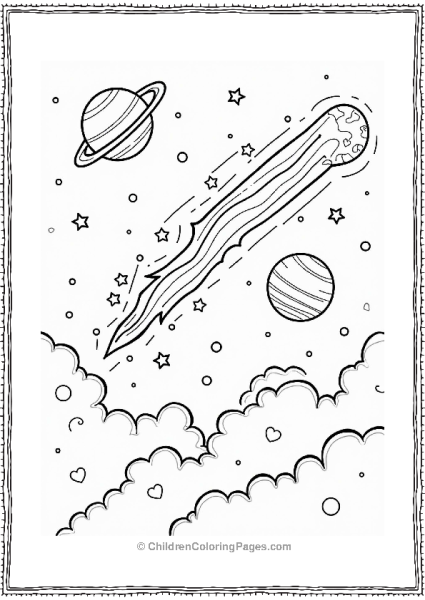 Comet S Dream In The Solar System Free PDF Printable