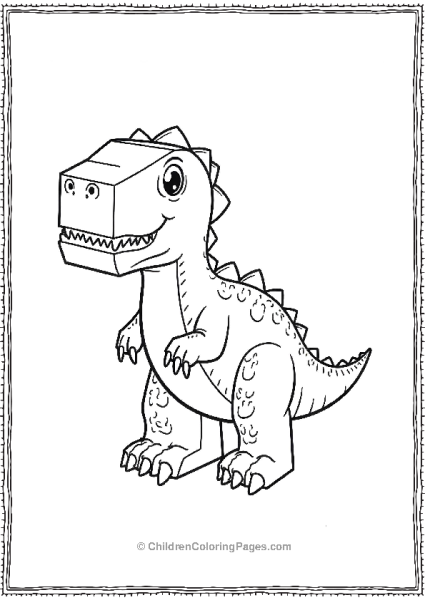 Dinosaur Toy Free PDF Printable