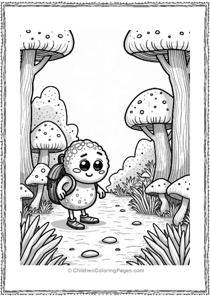 Donut Exploring A Whimsical Forest Free PDF Printable