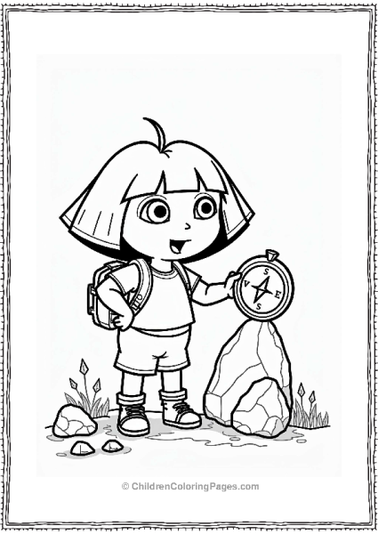 Dora  The Explorer And A Compass Adventure Free PDF Printable