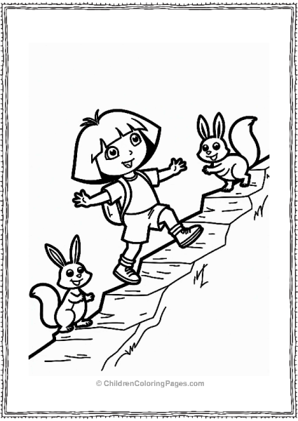 Dora  The Explorer Hiking With Friends Free PDF Printable