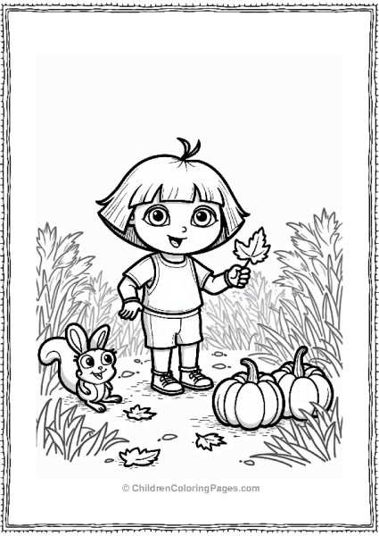 Dora The Explorer Fall Harvest Adventure Free PDF Printable