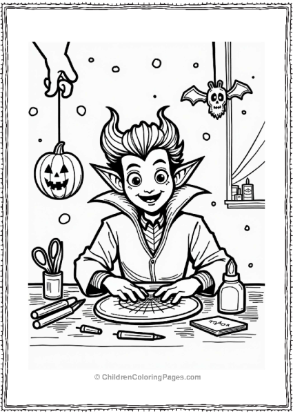 Dracula’s Craft Corner For Halloween Free PDF Printable