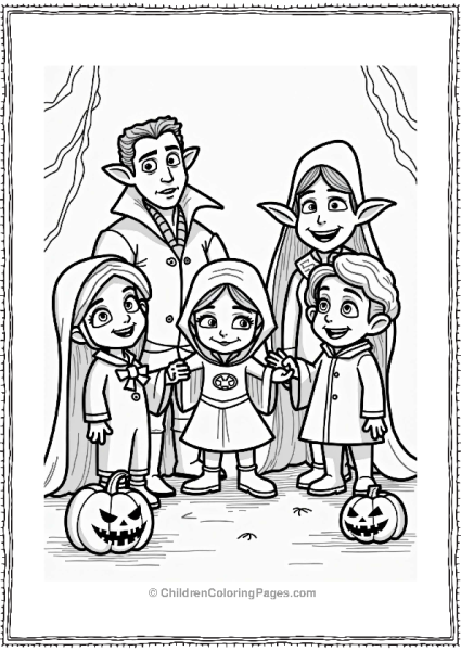 Dracula’s Halloween Costume Party Free PDF Printable