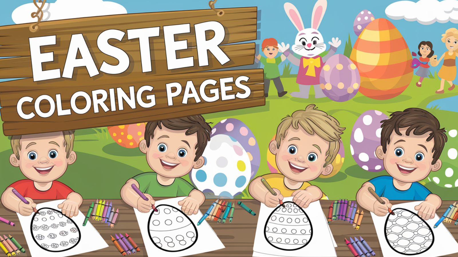 Easter Coloring Pages – Download Free PDF Printables 🐇🐰🥚