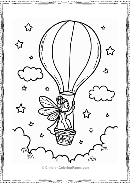 Fairy Tale Fairy Tale Balloon Ride In A Starry Sky Free PDF Printable