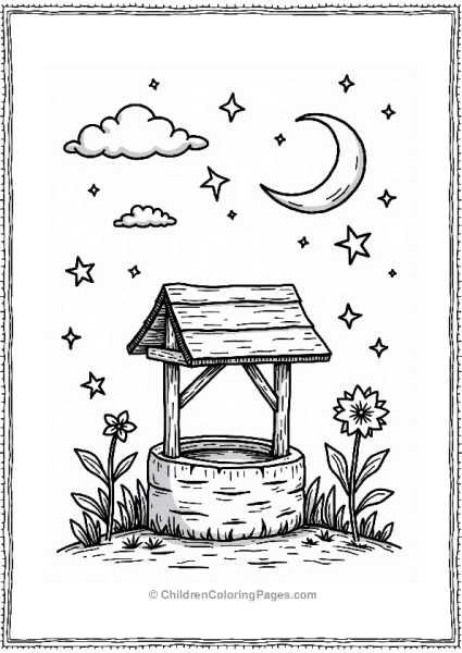 Fairy Tale Fairy Tale Wishing Well Under Stars Free PDF Printable