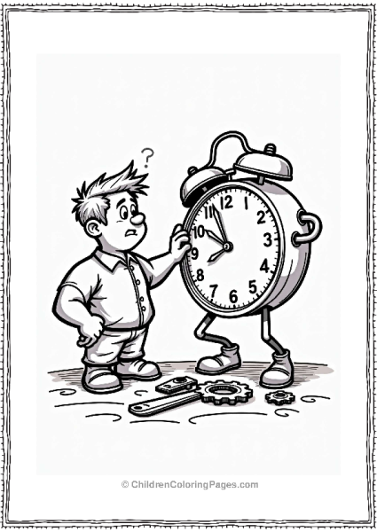 Wreck It Ralph Felix Fixing A Quirky Clock Free PDF Printable