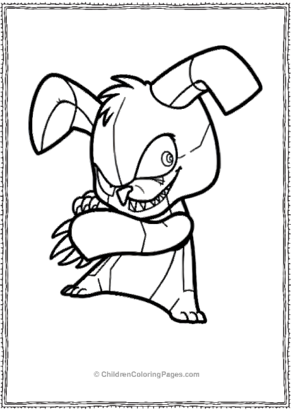 Five Nights At Freddy’s Coloring Page Free PDF Printable