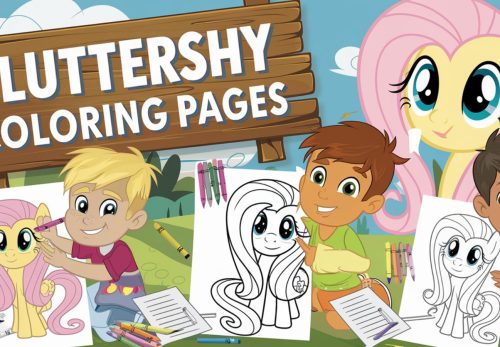 Fluttershy Coloring Pages – Download Free PDF Printables 🐴🎠🧲