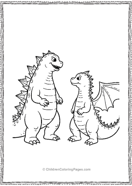 Godzilla And Mothra Free PDF Printable