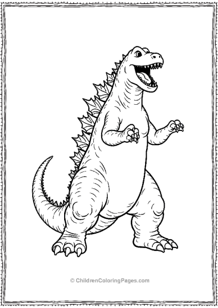 Godzilla Standing Tall Free PDF Printable