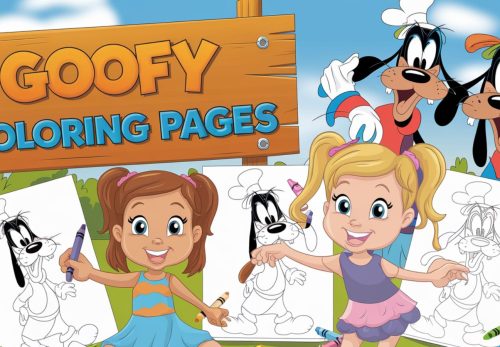 Goofy Coloring Pages – Downlod Free PDF Printables For Kids 🐕🌈🐕‍🦺🐶