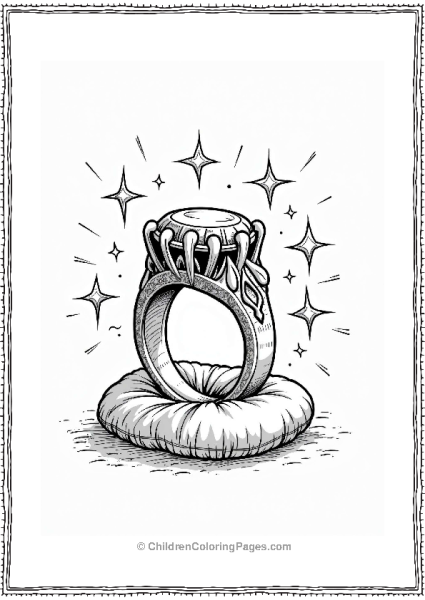 Goosebumps Cursed Ring With Mysterious Gem Free PDF Printable