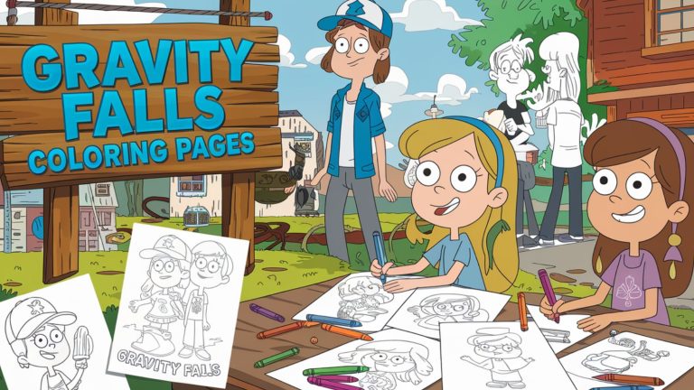 Gravity Falls Coloring Pages