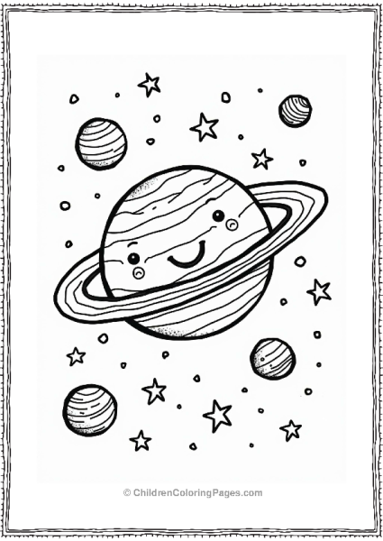 Happy Planet In The Solar System Free PDF Printable