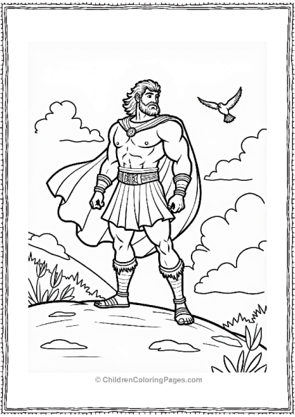 Hercules Against The Windy Sky Free PDF Printable